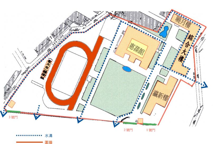 校區排水平面圖